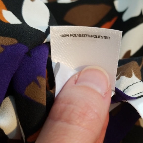 NWT Anne Klein african violet floral print tank - Picture 8 of 8